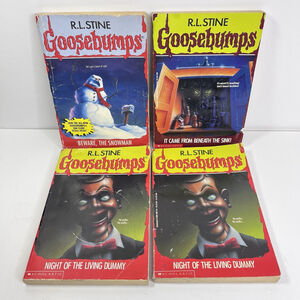 Lot Of 4 Goosebumps Books R.L Stine 2x #7, #51, #30 Scholastic Apple Faction USA